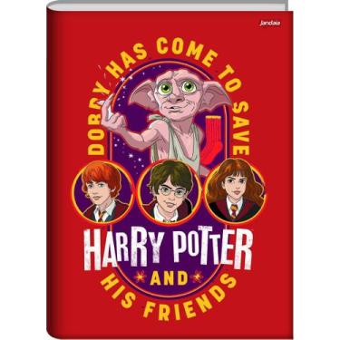 Imagem de Kit 2 Cadernos Harry Potter Brochurão 96 Folhas - Jandaia