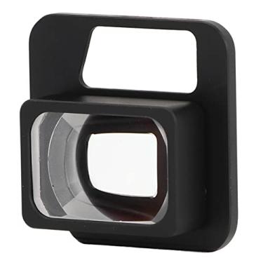 Imagem de Lente de câmera de drone, lente de câmera de gimbal de drone 1.15x com moldura, substituição de lente de vidro de grande angular de tela ampla de drone externo para Mavic 3