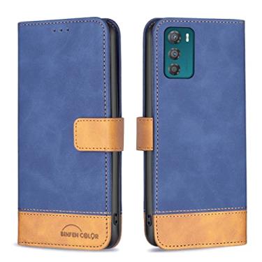 Imagem de For Motorola Moto G42 4G BF11 Color Matching Skin Feel Leather Phone Case