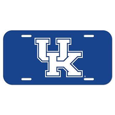 Imagem de WinCraft, NCAA, University of Kentucky Wildcats Placa de licença de plástico durável 15 x 30 cm - 85623117