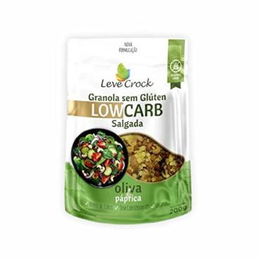 Imagem de Kit 2X: Granola Salg Azeite/Páprica Low Carb Leve Crock 200g