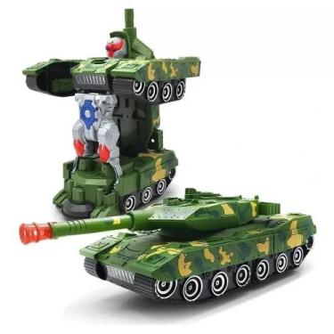 Imagem de Brinquedo Transformers Tanque Vira Robo Com Som E Luz !! - Fun Game
