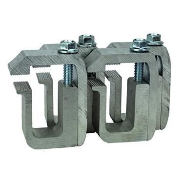 Imagem de GCi STRONGER BY DESIGN Braçadeira G-1 para montagem de tampa de caminhão/carcaça de trailer (conjunto de 4) Feito com alumínio estrutural para garantir qualidade e resistência. Para tampas de