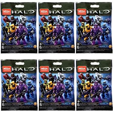 Imagem de Mega Construx Halo Universe Series 1 Blind Bag Mini Figures Bundle Complete Set of 6