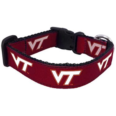 Imagem de Coleira para cachorro NCAA Virginia Tech Hokies, marrom, PP