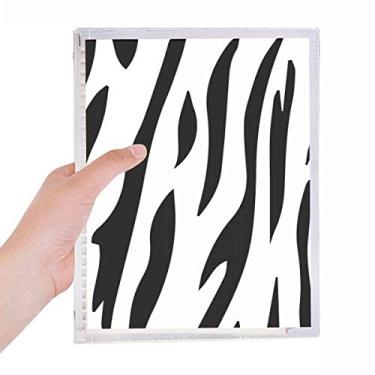 Imagem de Caderno Pinto Animal Art Grain Ilustration Pattern Caderno Folhado Diário Recarregável Papelaria