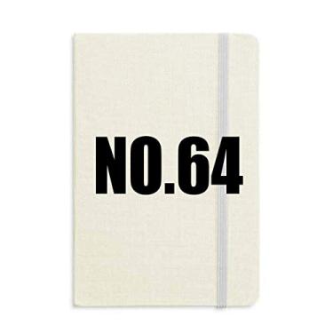 Imagem de Lucky No.64 Número Nome Notebook Capa Rígida Diário Clássico A5 Presente