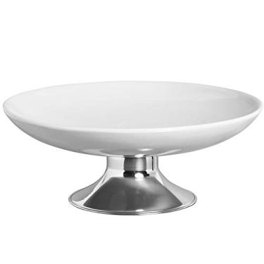 Imagem de Bacia Monaco M Pé De Alumínio Ceramicas Pegorin Branco