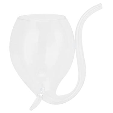 Imagem de Copo de vidro, copo de vidro borossilicato inovador copo de vinho para casa, restaurante, festa, ao ar livre, 300 ml