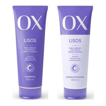 Imagem de Kit Ox Lisos Shampoo E Condicionador 400ml Cada - Ox Cosméticos