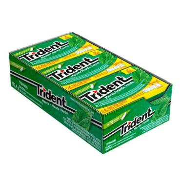 Imagem de Chiclete Trident Menta 14s Caixa c/12 unidades