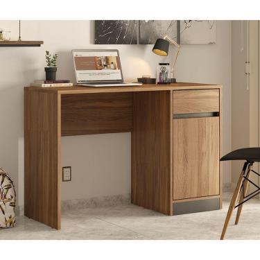 Imagem de Escrivaninha Office 29600 01 Porta 01 Gaveta Morada Amendola Touch Grafito Demóbile  