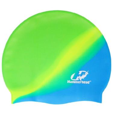 Imagem de Touca de Nataçao Silicone Lisa Colorida Multicor Hammerhead
