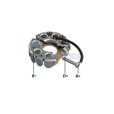 Imagem de Retificador Do Alternador Brasília Fusca Gol Kombi Saveiro 55A - Gauss - GA1595