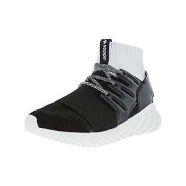 Imagem de adidas Men's Tubular Doom Core Black/Footwear White High-Top Fashion Sneaker - 9M