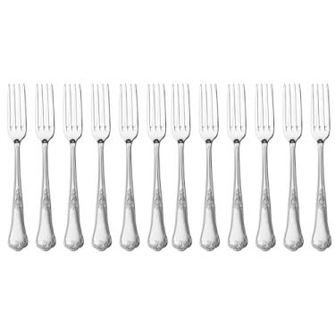 Imagem de Kit 12 Garfos de Mesa Hercules Classique Aço Inox 493-002P