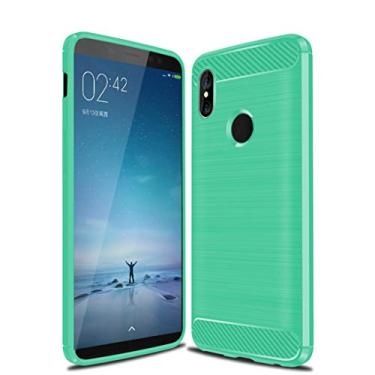 Imagem de Capa para Xiaomi Redmi Note 5, capa de material de fibra de carbono, suave antiderrapante, macia, anti-impressão digital, capa totalmente protetora para Xiaomi Redmi Note 5