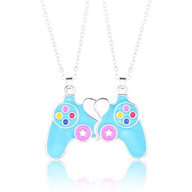 Imagem de YANCHUN Colar magnético controlador de jogo combinando para casais BFF Colar da amizade para ela e ela, outro, outro