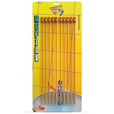 Imagem de FlexiSnake Refil de doninha de drenagem – ferramenta de remoção de entupimento de pêlos de cobra, pia, cachimbo, banheiro, limpador de ralo de banheira, varinhas descartáveis flexíveis de 45,72 cm de comprimento, feito nos EUA, pacote com 10