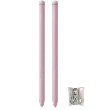 Imagem de 2 canetas de substituição Tab S6 Lite S para Samsung Galaxy Tab S6 Lite todas as versões Stylus Touch S Pen com 5 pontas (chiffon rosa)