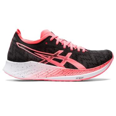 Imagem de ASICS Tênis de corrida feminino Magic Speed, Preto/Coral Blazing, 37