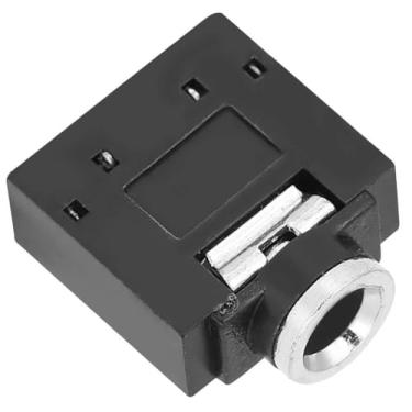 Imagem de Tomada Interna para Fone de Ouvido Estéreo de 5 Pinos 50 Peças Tomada Interna de Fone de Ouvido Estéreo de 5 Pinos PJ-307 Tomada de áudio de Montagem de 3,5 Mm para TV de