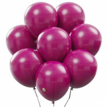 Imagem de AFTERLOON® Biodegradable Balloons Magenta 10 Inch 24 Pack, Matte Color Thickened Extra Strong Latex Helium Float, Multicolor Colorful Bulk Color ballon baloon Globos Para Decoration De Fiestas Kids