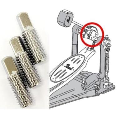 Imagem de Parafuso Pearl KB-814/3 Kit com 3 Unidades para Batedor de Pedal de Bumbo
