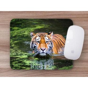 Imagem de Mouse Pad Emborrachado Personalizado Animais Exóticos Selvagens - Delu