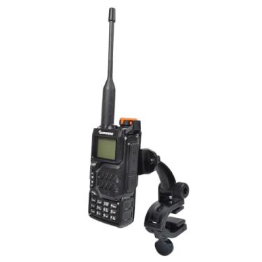 Imagem de Suporte universal de mesa de rádio, Walkie-Talkie/CB microfone ajustável para transceptores portáteis Baofeng Quansheng Kenwood Retevis Motorola Kenwood CB