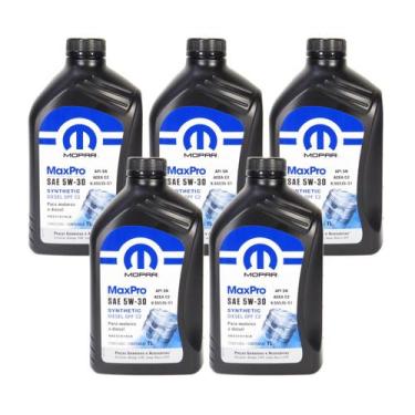 Imagem de 5 Mopar Maxpro Diesel 5w30 Sintético