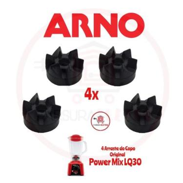 Imagem de Kit 4 Arrastador do Motor Liquidificador Arno Power Mix LQ30