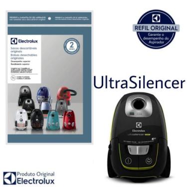 Imagem de Kit 3 Sacos Aspirador de Pó Electrolux Original - UltraSilencer (SWECL