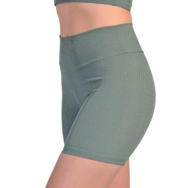 Imagem de Shorts Slim Esportivo em Tecido Rib Trend Wunder-Feminino