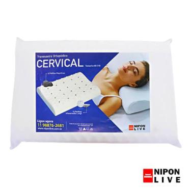 Imagem de Travesseiro Cervical Pillow Magnetico Terapeutico - NIPON LIVE