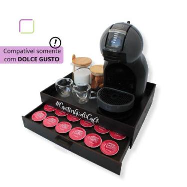 Imagem de Porta capsula e bandeja decorativa 3 modelos marcas dolce gusto nespre