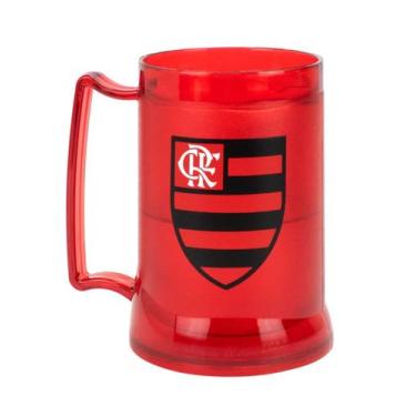 Imagem de Caneca Gel Isolante Térmico 400ml - Flamengo - Mileno