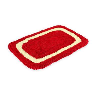 Imagem de Tapete Multiuso 60cm x 40cm Frufru Malha Gel Decoração Avulso - Rafalo