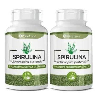 Imagem de Kit 2x  Spirulina 120 Cápsulas - Prime Ervas