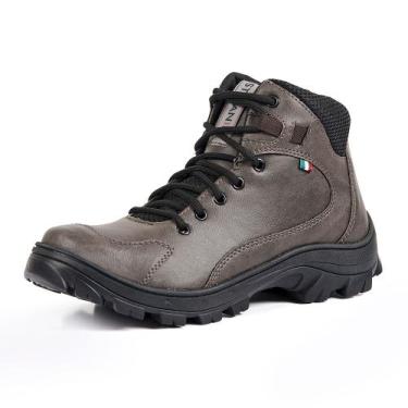 Imagem de Bota Cano Alto Masculina Adventure Militar Espumada e Macia Envio Rápi