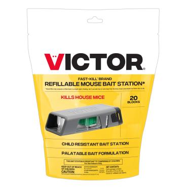 Imagem de Victor Mouse Station recarregável M923 Fast-Kill pronto para usar – 20 blocos
