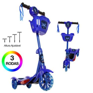 Imagem de Brinquedo Patinete Infantil  Sega Sonic 3 Rodas Luz E Som. - Toys 2U