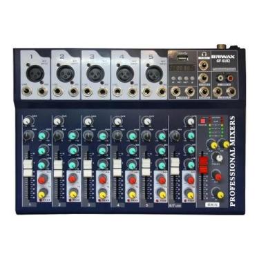 Imagem de Console Mesa De Som 7 Canais Misturador Gf-6182 110/220 - Briwax