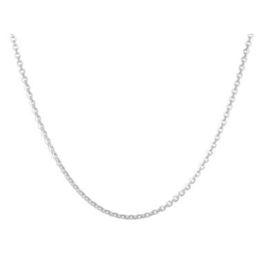 Imagem de Cordão De Prata 925 Corrente Cadeado 70cm Prata 925 - DR Joias