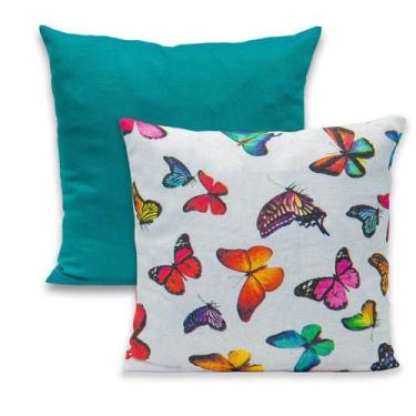 Imagem de Kit 2 Capas de Almofada com Zíper 40cmx40cm Gorgurinho - Dryka Enxovai
