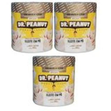 Imagem de Pasta dr PEANUT Leite em pó com whey 3x 650g = 1,950g