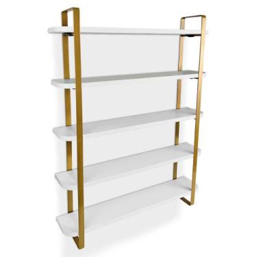 Imagem de Nicho Prateleira De Parede Expositor Organizador Arusi 100 Esmaltes 5 