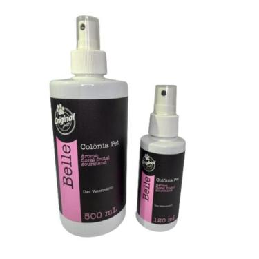 Imagem de Kit de Colônia Pet 120 ml e 500 mL Aroma Belle para cães e gatos - Ori