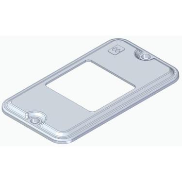 Imagem de Tampa 2 Teclas P/ Condulete Aluminio 1/2x3/4 CP NR02 WETZEL