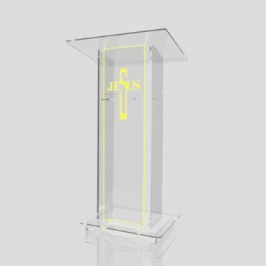 Imagem de Púlpito de Acrílico para Igrejas e Empresas com ou sem Gravação - Acri